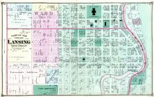 Lansing City - Ward 2, Ingham County 1874 with Lansing